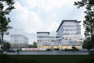 桐乡�?j��ng)中��d��院医疗集团河山医院改扩徏工程——医疗综合楼 ——绿色医疗的新标�? />
                                    </div>
                                    <div   id=